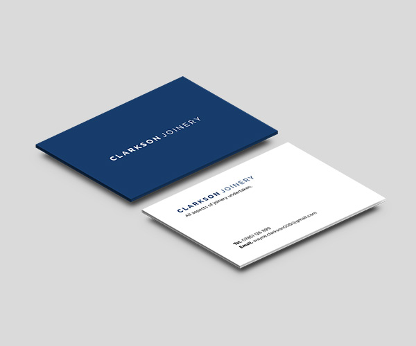 Business Card Design for Clarkson Joinery