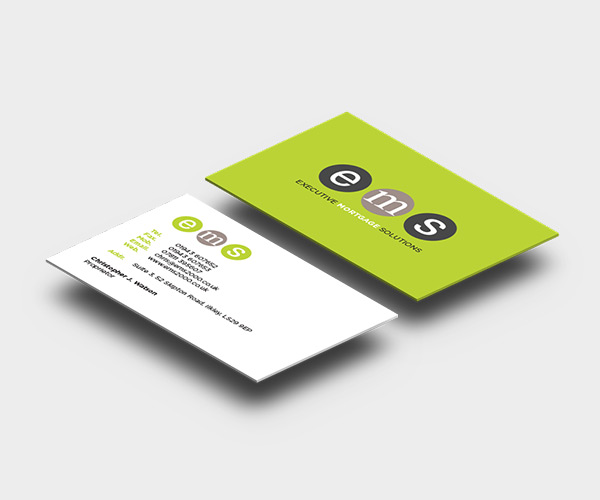 Business Card Design for Executive Mortgage Solutions